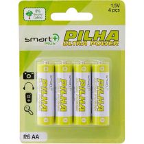 Pilha Ultra Power Pack 4AA - Smart 