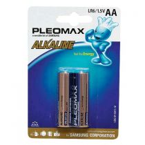Pilha Alcalina AA LR6 com 2 unidades - Pleomax
