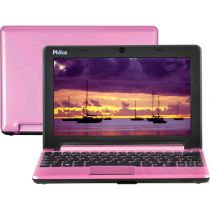 Netbook Philco 10C2-R123LM com Intel Atom Dual Core 2GB 320GB LED 10" Linux Rosa