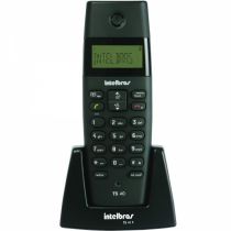 Telefone sem Fio TS40R Dect 6.0, 1.9GHz, Preto - Intelbras