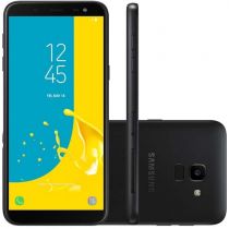 Smartphone Samsung Galaxy J6 J600G 32GB Desbloqueado Preto - Android 8.0 Oreo, Dual Chip, Câmera 13MP, Tela 5.6'