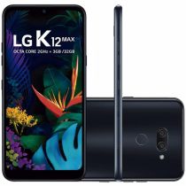 Smartphone K12 Max 32GB, 13MP, Tela 6.26", Preto, LMX520BMW - LG