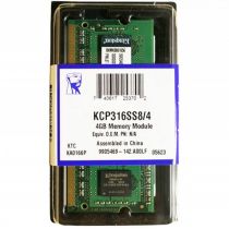 Memória para Notebook 4GB, DDR3, KCP316SS8/4 - Kinsgton  