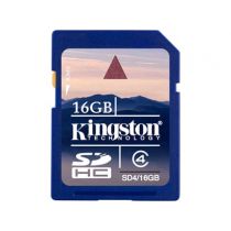 Cartão de Memória SD4/16Gb SDHC - Kinsgston