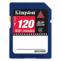 Cartão de Memória 8GB SDHC 120min para Vídeo / Classe 4 / Taxa de Transferência 