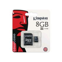 Cartão de Memória Micro SD 8GB Class 4 Adaptador - Kingston 