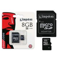 Cartão de Memória SDC10/8GB Micro SDHC 8GB com Adaptador SD Classe 10 - Kingston