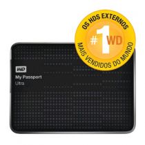 HD Externo Portátil WD My Passport Ultra 500GB USB 3.0 WDBZFP5000ABK Preto - WD