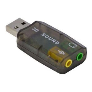 Adaptador de Som AUSB51 5.1 Canais Virtual USB - Vinik 