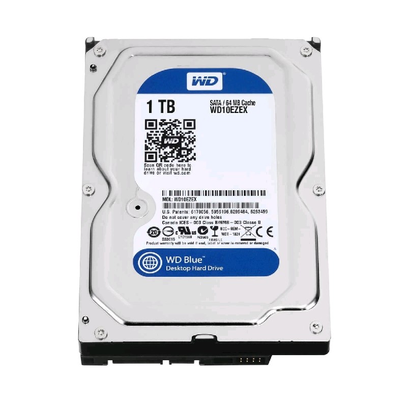 HD Interno 1TB SATA III 64 MB WD10EZEX - Western Digital