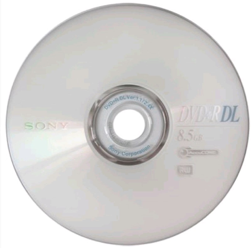 Mídia DVD+R DL OEM 215MIN/8.5GB Dual Layer 8X - Sony - CARTUCHOS E