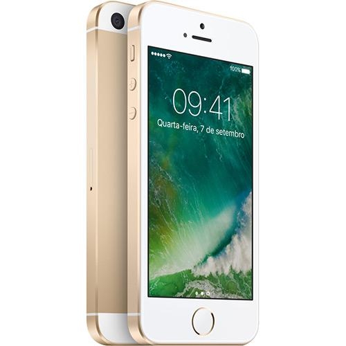 iPhone SE 16GB Dourado Tela 4