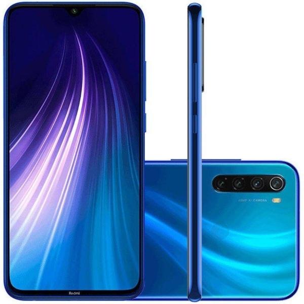 Smartphone Redmi Note 8 64GB Azul M1908C3JH - Xiaomi - CELULARES E