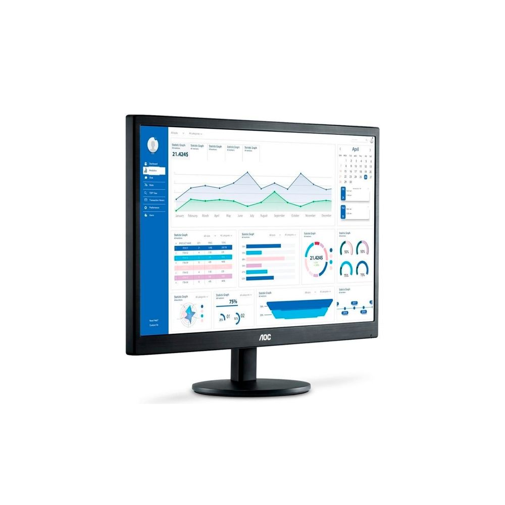 Monitor 21,5'' LED FHD E2270S VGA HDMI - AOC