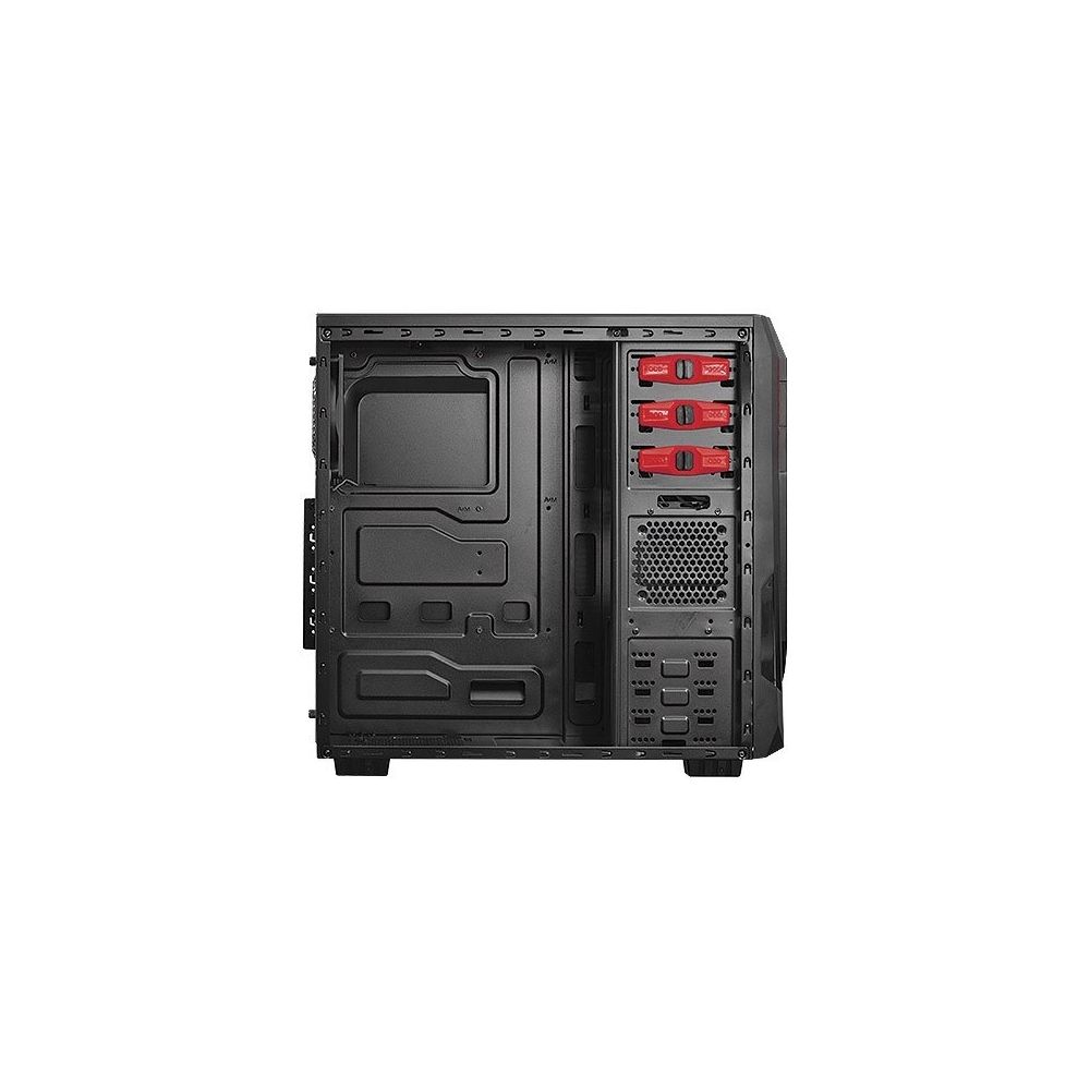 Gabinete Mid-Tower Gamer Cooler Fan 120mm sem Fonte PCYes Java Red
