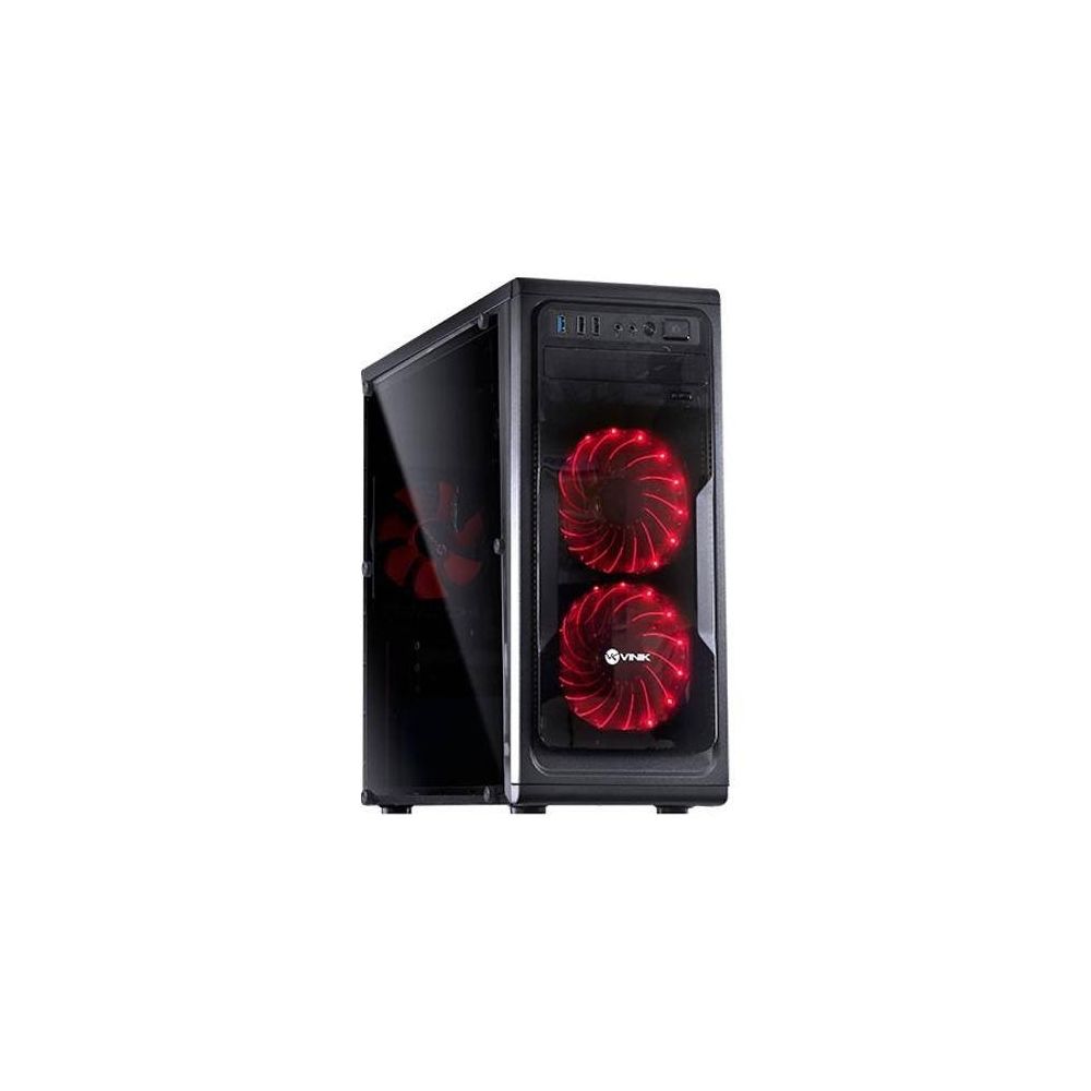 Gabinete Mid Tower VX Gaming Guardian Full Window - Vinik 