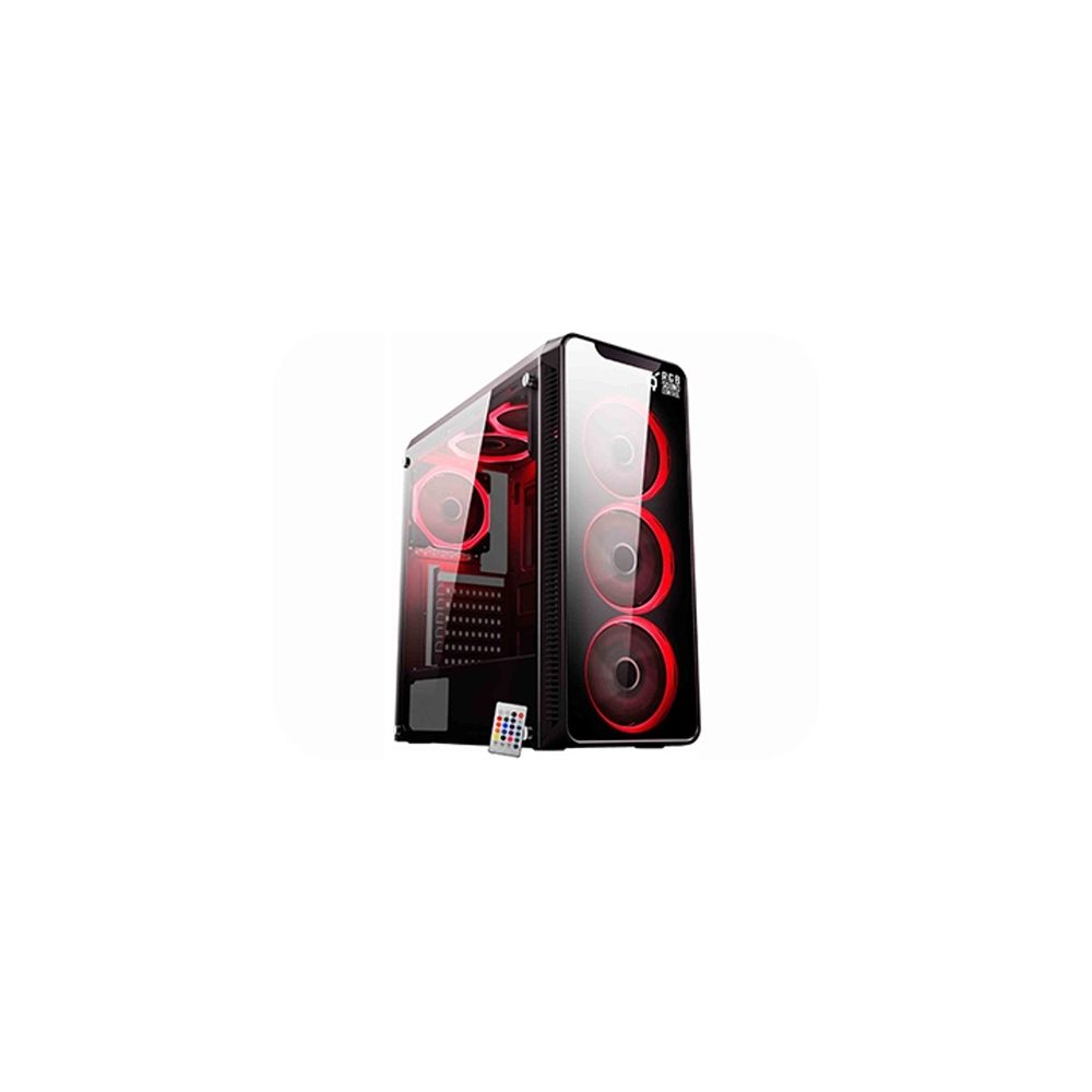 Gabinete Gamer CG03G8 Infinity Preto Sem Fonte - K-MEX 