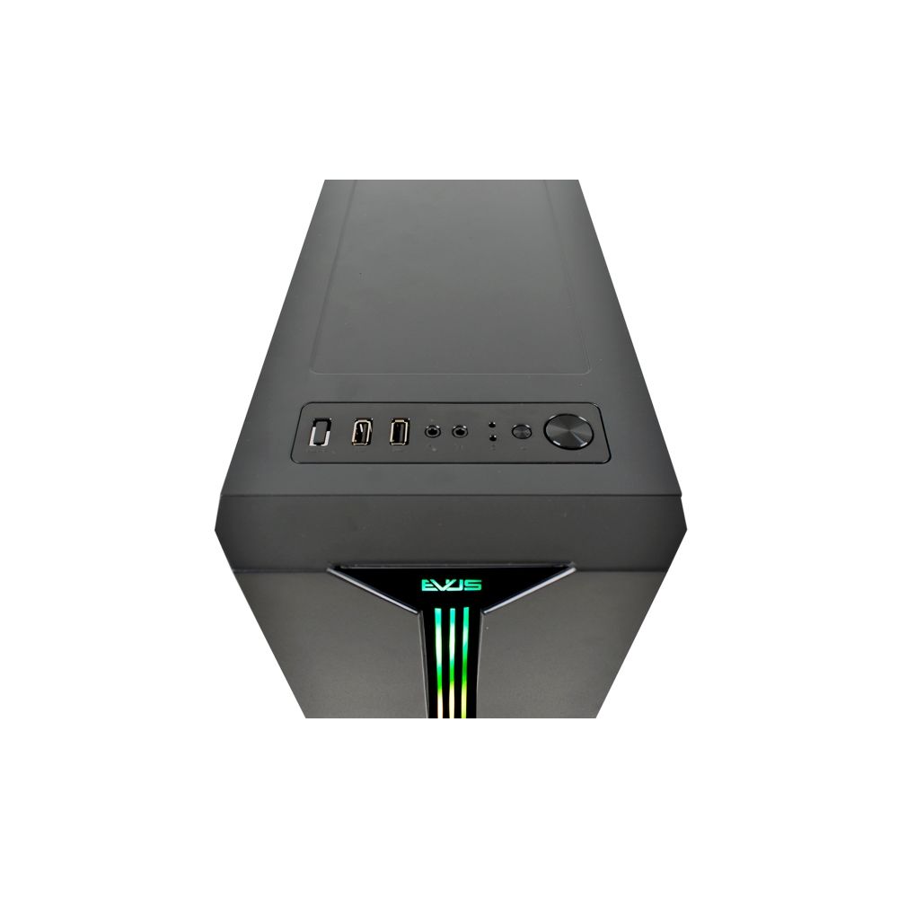 Gabinete Gamer Evus EV-G13 ATX com Led RGB