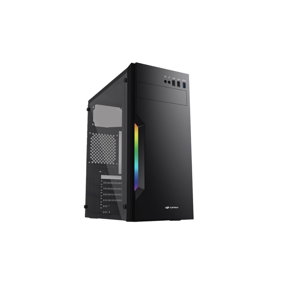 Gabinete Gamer Itx/Micro Atx MT-G210BK Preto - C3TECH