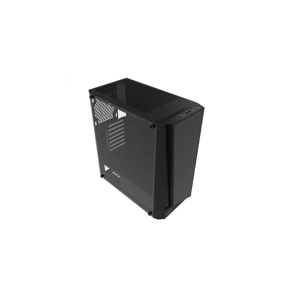 Gabinete Gamer Indux Preto Lateral Vidro  - Vinik