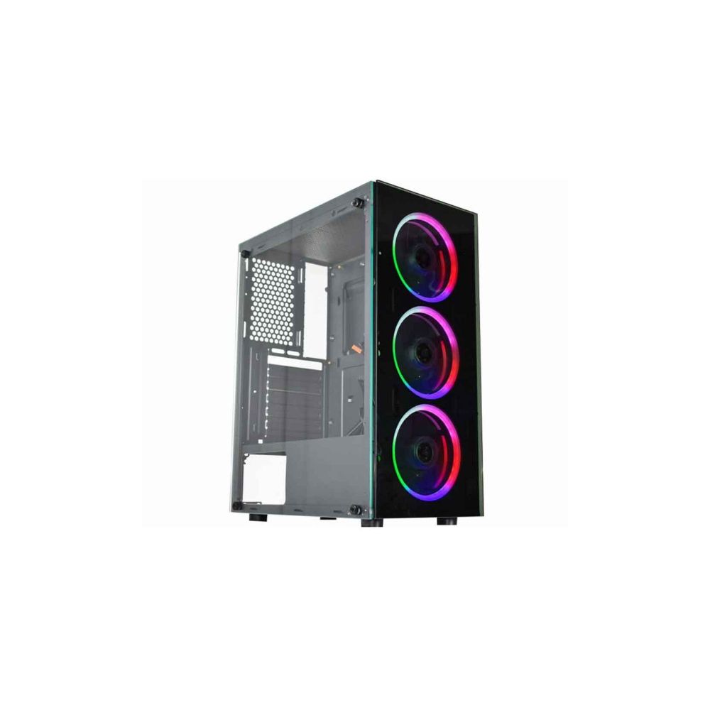 Gabinete Gamer Al10 Painel Vidro C/3fan 120x120mm - K-Mex