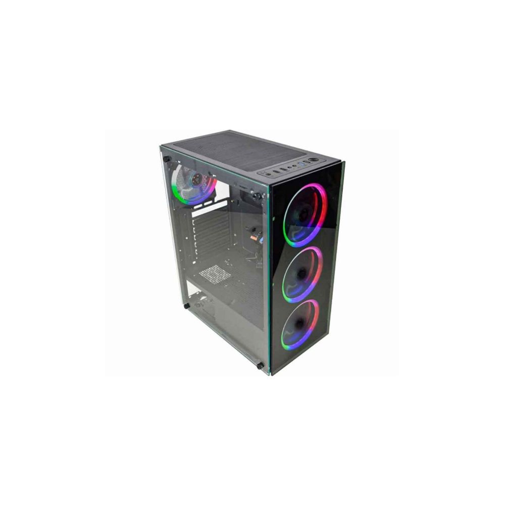 Gabinete Gamer Al10 Painel Vidro C/3fan 120x120mm - K-Mex