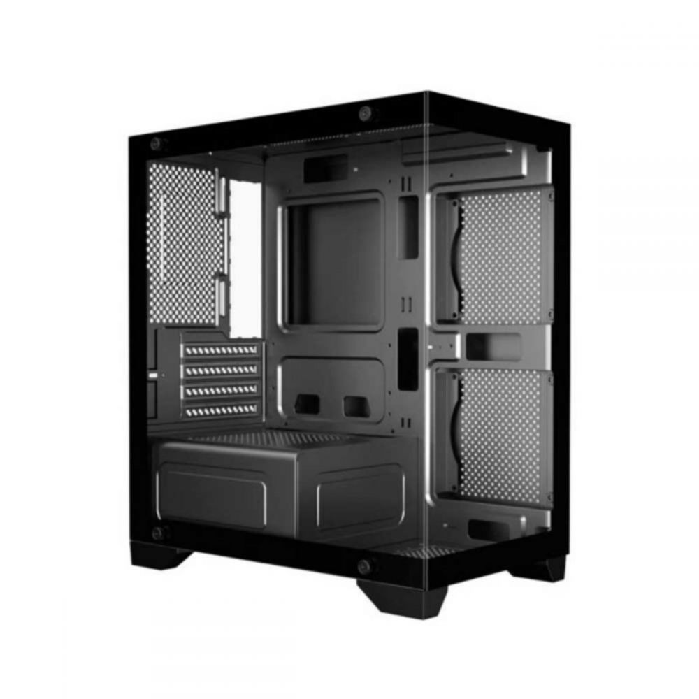 Gabinete Gamer Aquário CG-01F9 Micro Poseidon - K-MEX