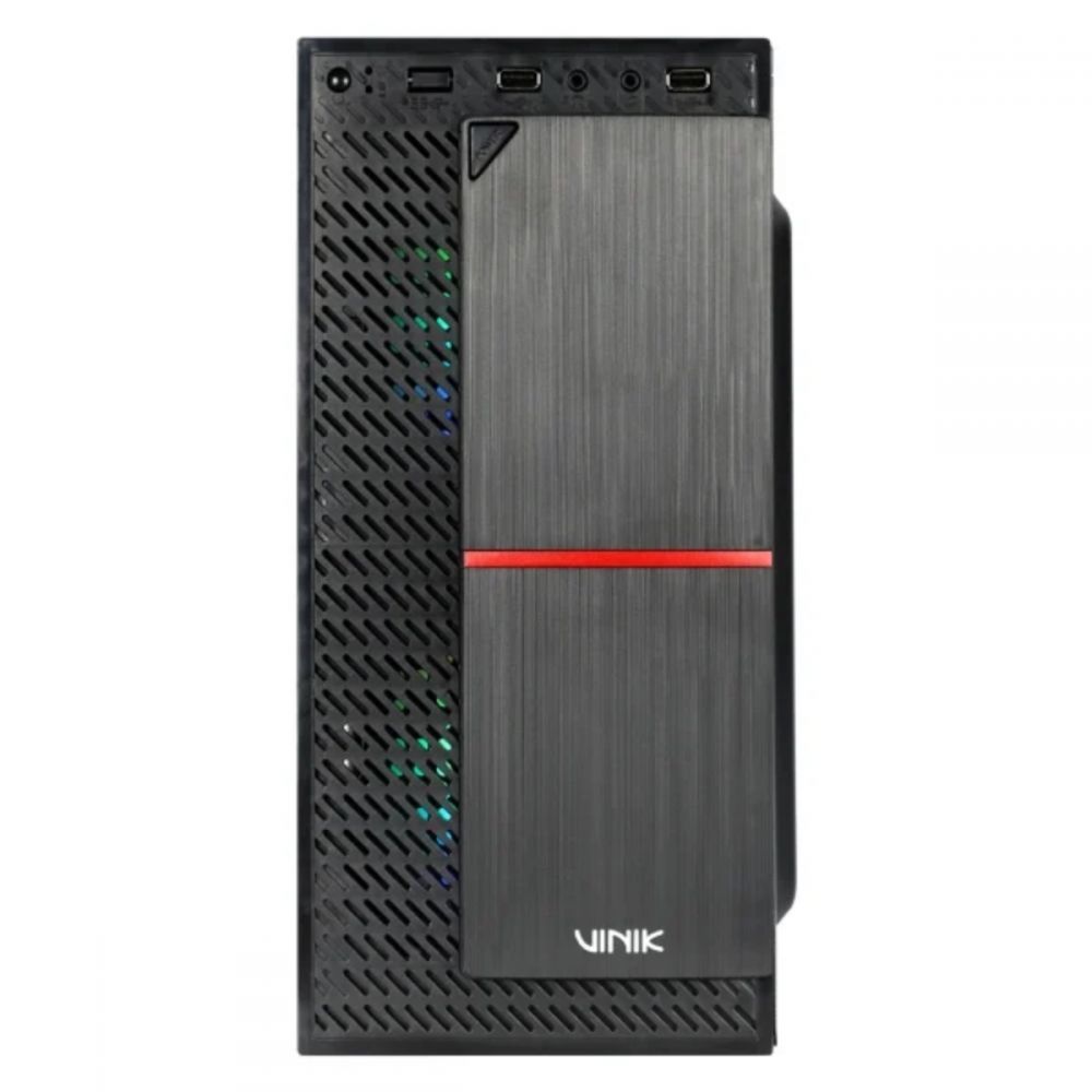 Gabinete Gamer Plate Lateral Acrílico c/ 2 fans - VINIK