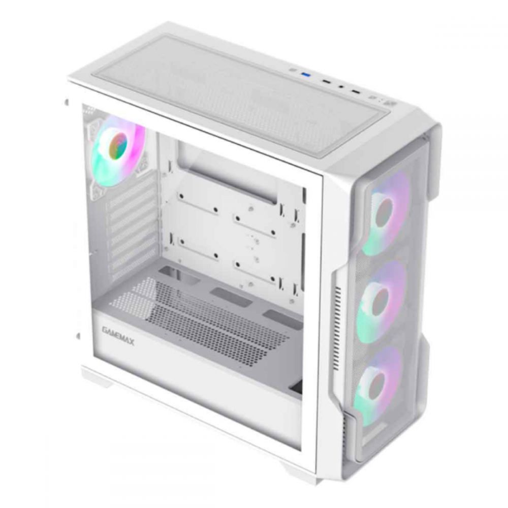 Gabinete Gamer Siege Tower Atx Branco - Gamemax