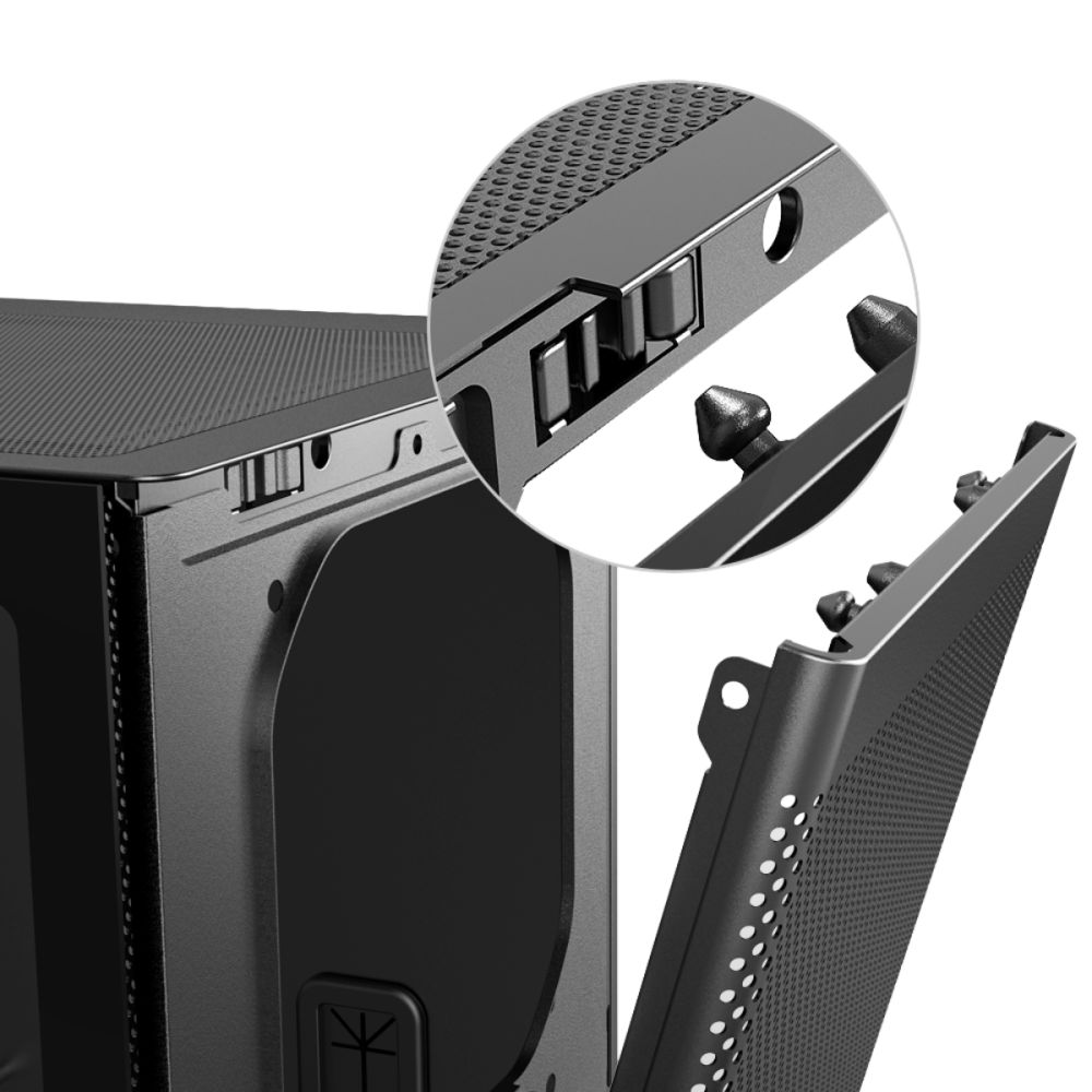 Gabinete Arch II Preto – Aerion