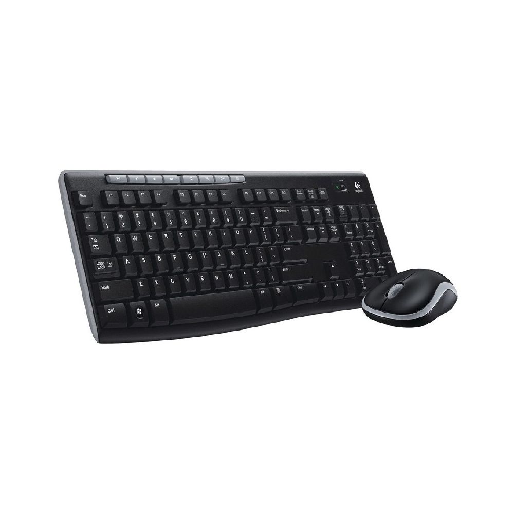 Kit Teclado e Mouse sem Fio MK270 Preto USB - Logitech