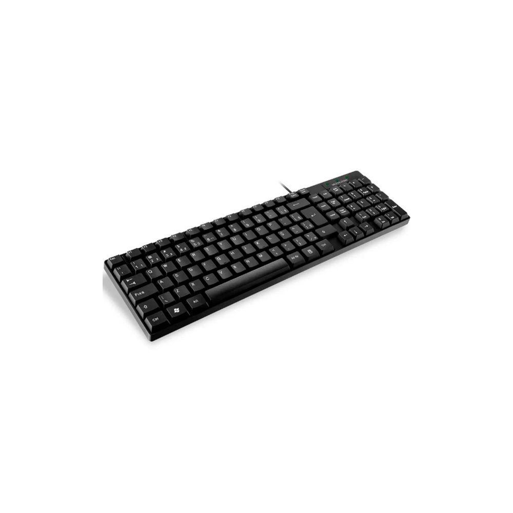 Teclado com Fio Slim Laser ABNT2 Preto TC193 - Multilaser