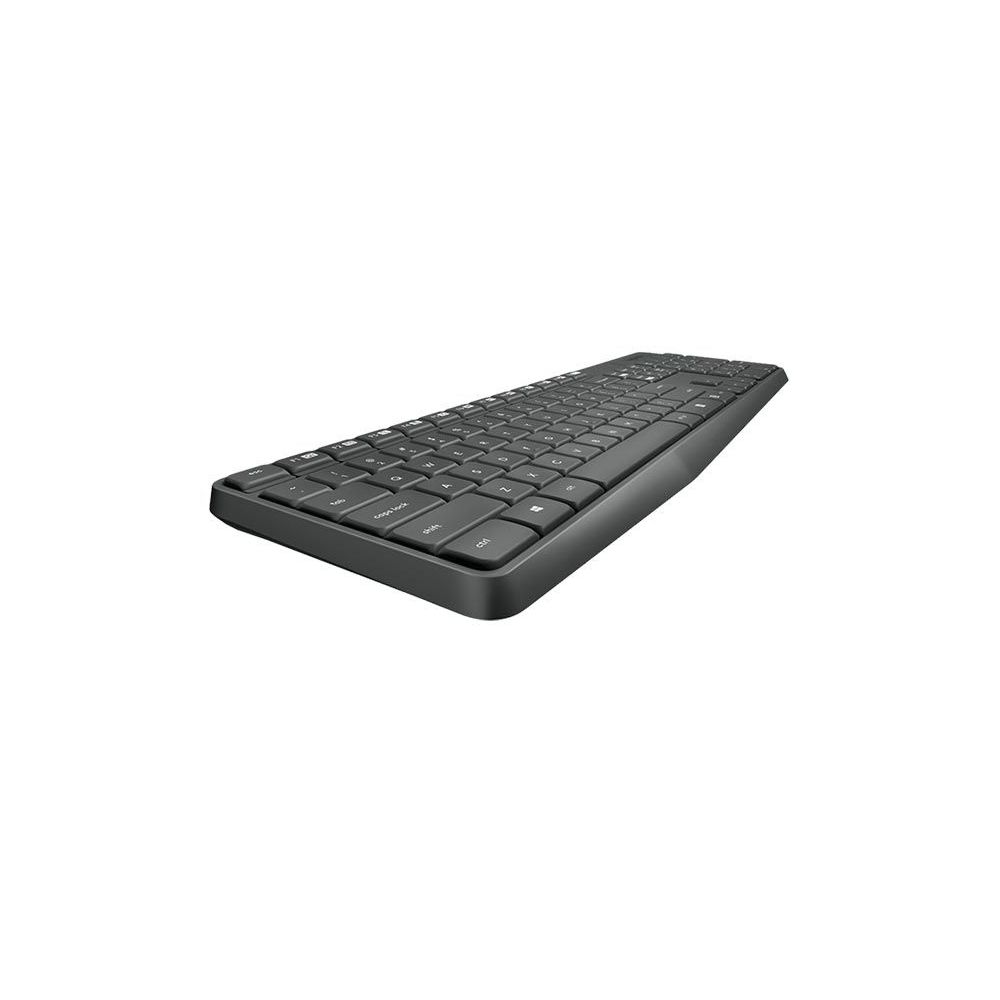 Kit Teclado e Mouse Sem Fio MK235 Cinza ABNT2 - Logitech