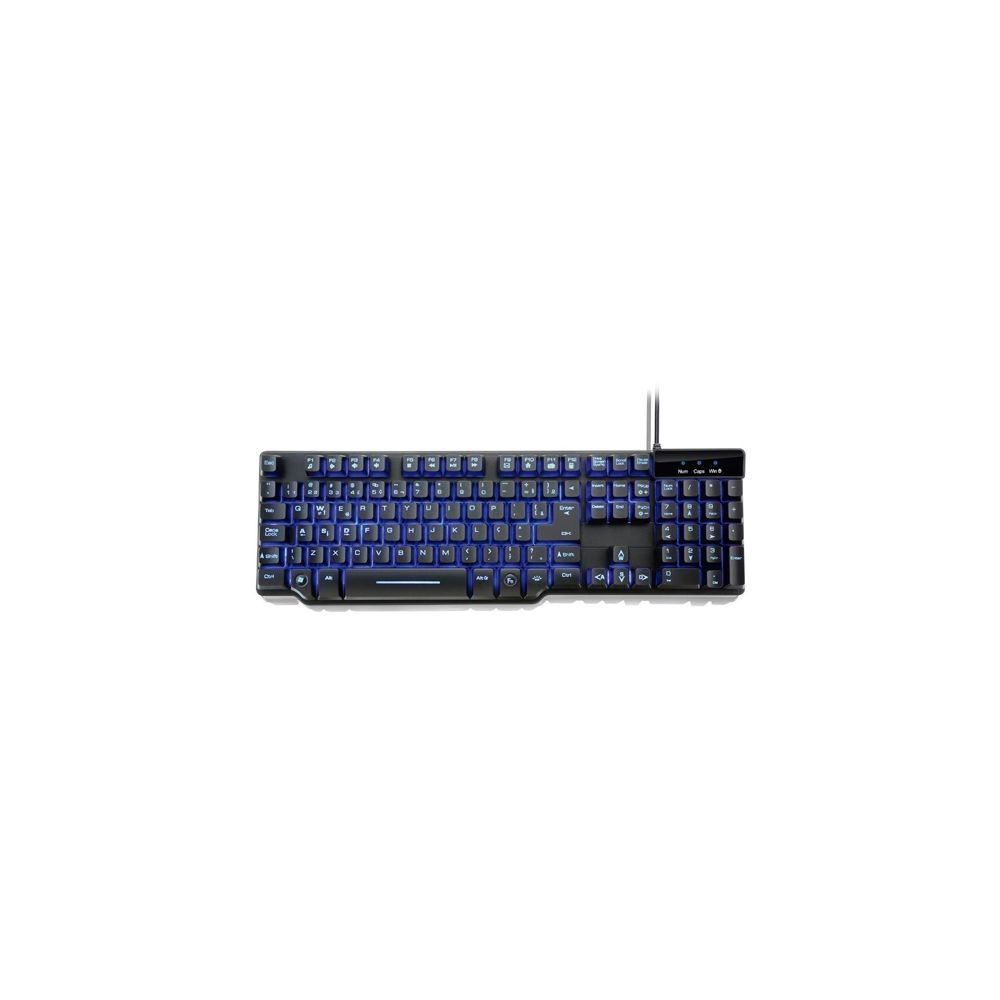 Teclado Semi Mecânico Gamer Warrior LED TC196 - Multilaser