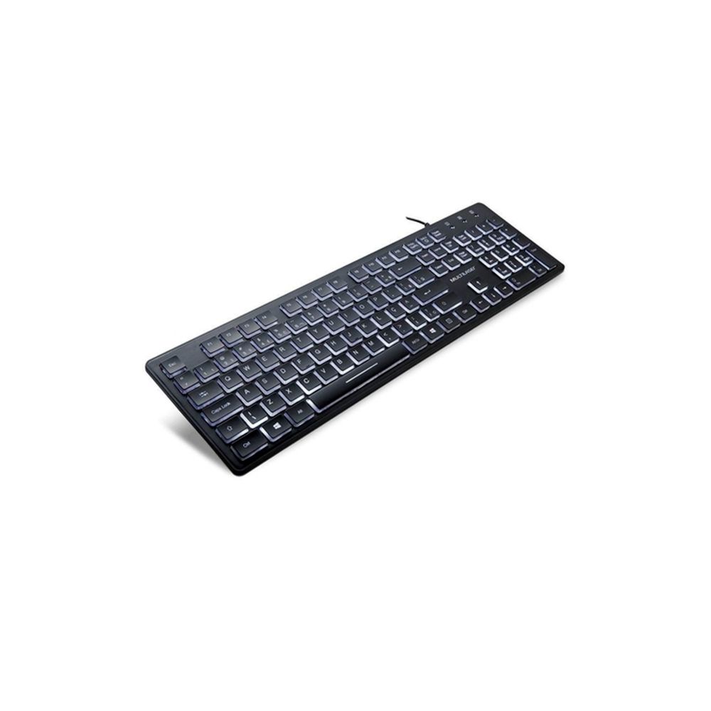 Teclado com Iluminação em LED Branco TC218 - Multilaser