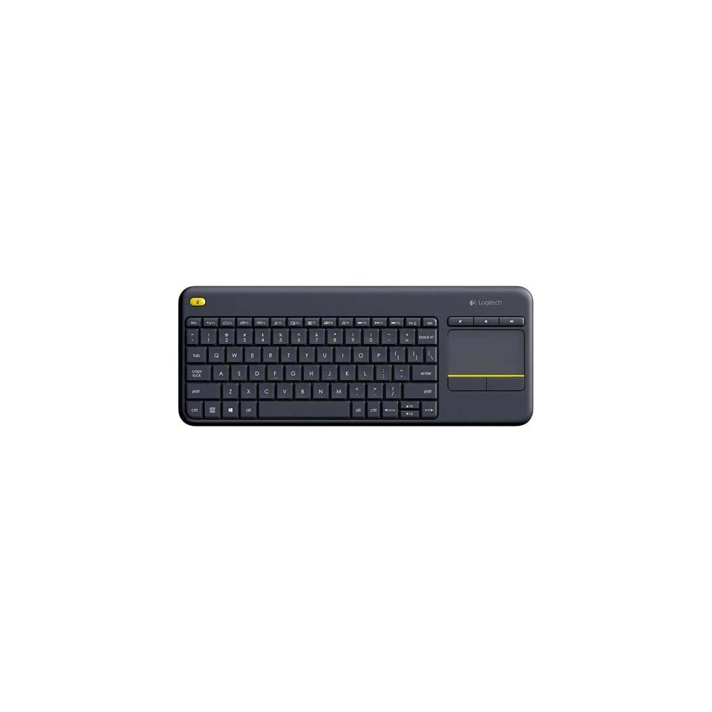 Teclado Sem Fio c/ Touchpad K400 Plus Preto ABNT2 - Logitech