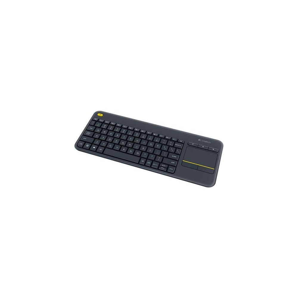 Teclado Sem Fio c/ Touchpad K400 Plus Preto ABNT2 - Logitech