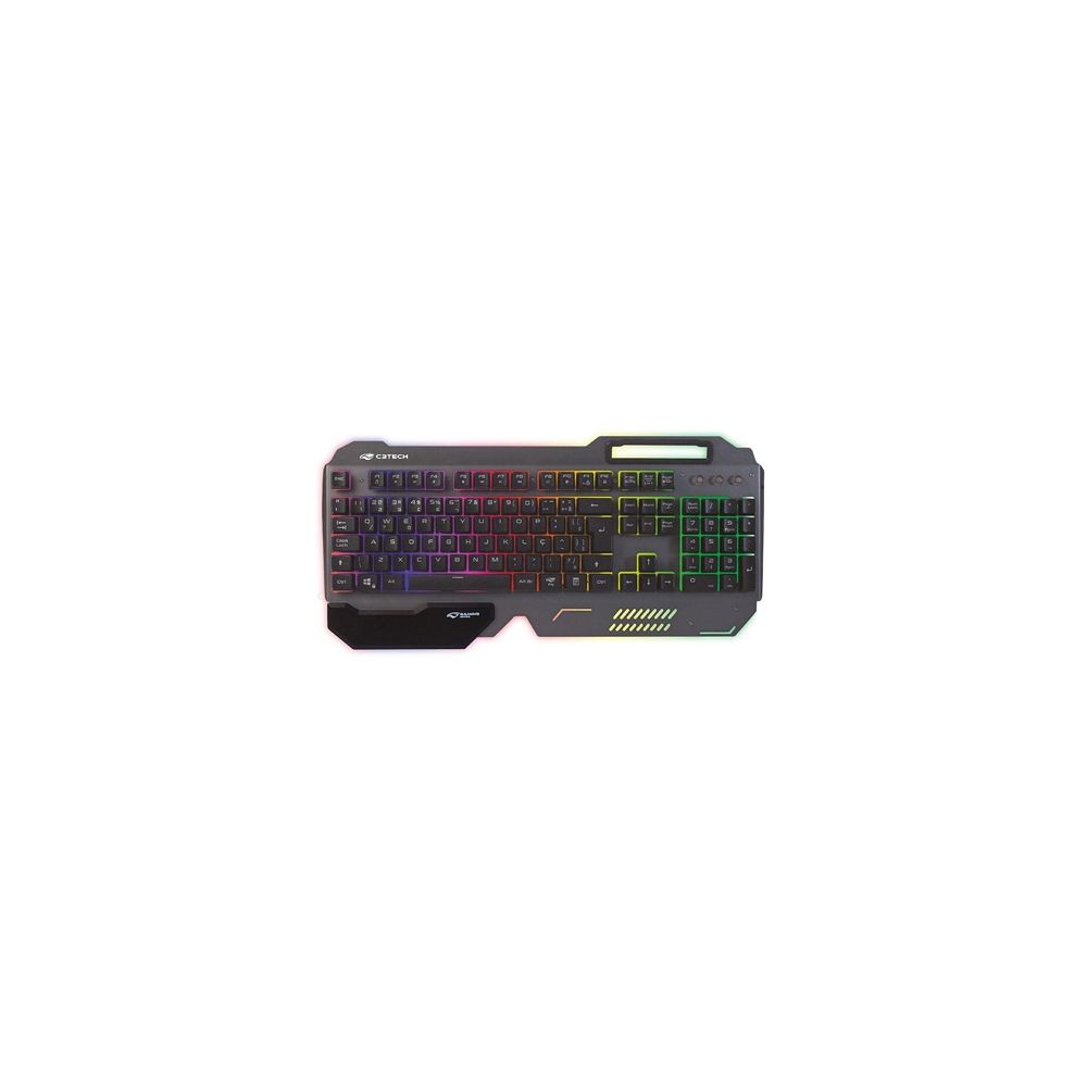 Teclado Gamer KG-200BK, Preto, USB - C3 Tech 