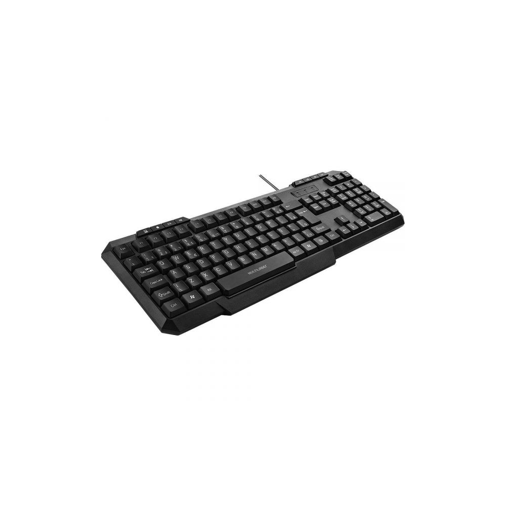 Teclado c/ Fio Multimídia Slim TC206 Preto USB - Multilaser