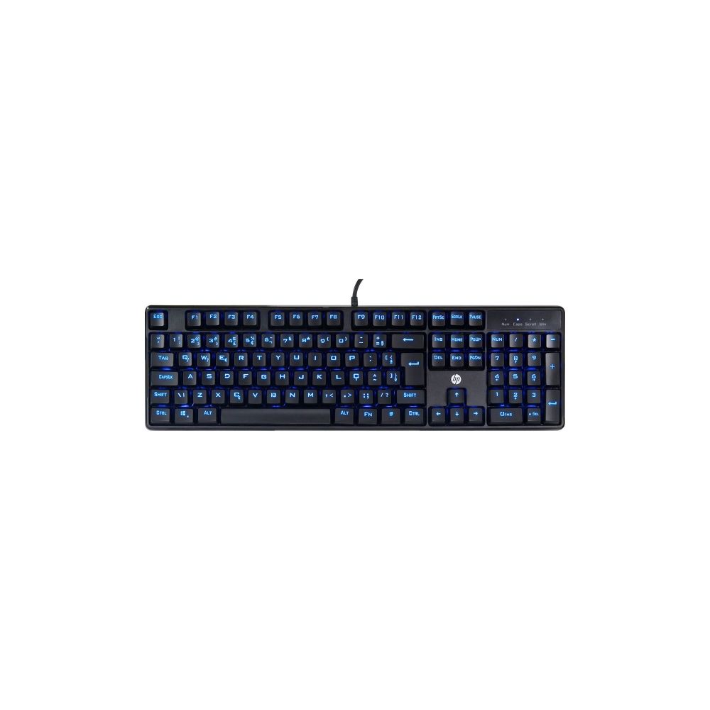 Teclado Gamer Mecânico GK320, Preto, USB - HP 