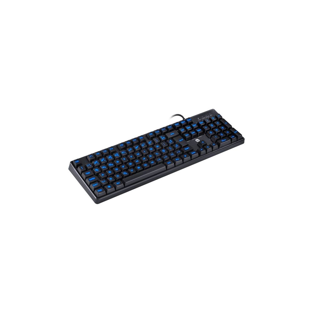 Teclado Gamer K300 USB ABNT2 LED Azul 4QM95AA#UUF - HP