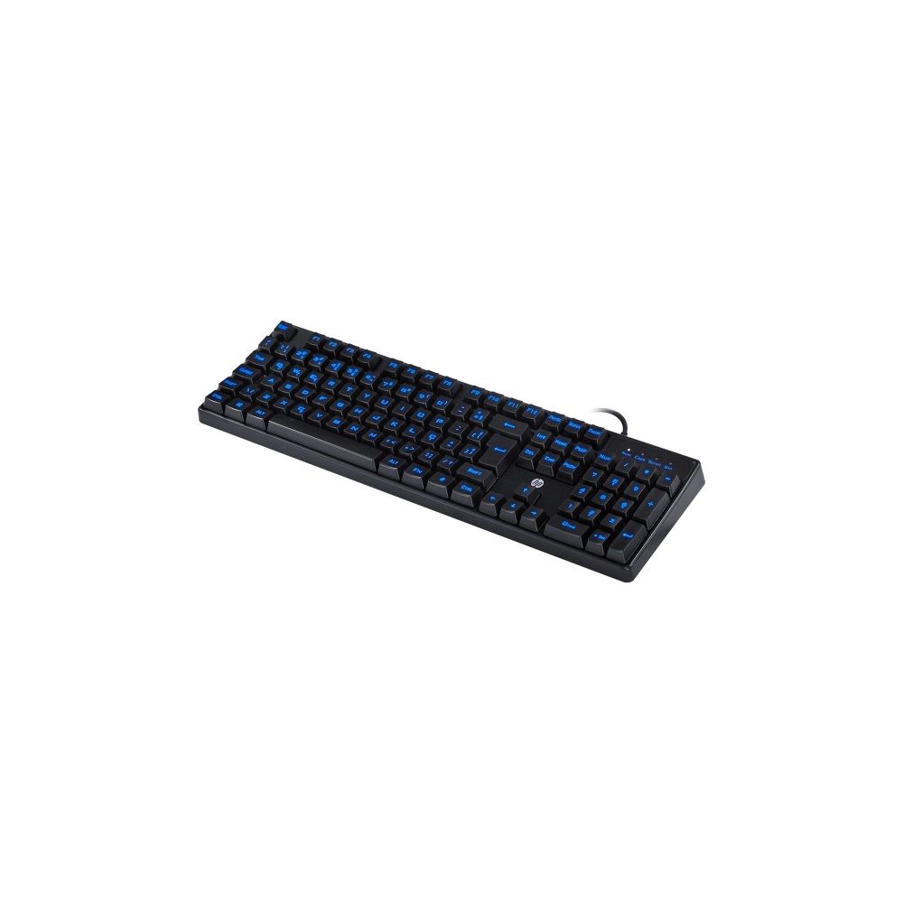 Teclado Gamer K300 USB ABNT2 LED Azul 4QM95AA#UUF - HP