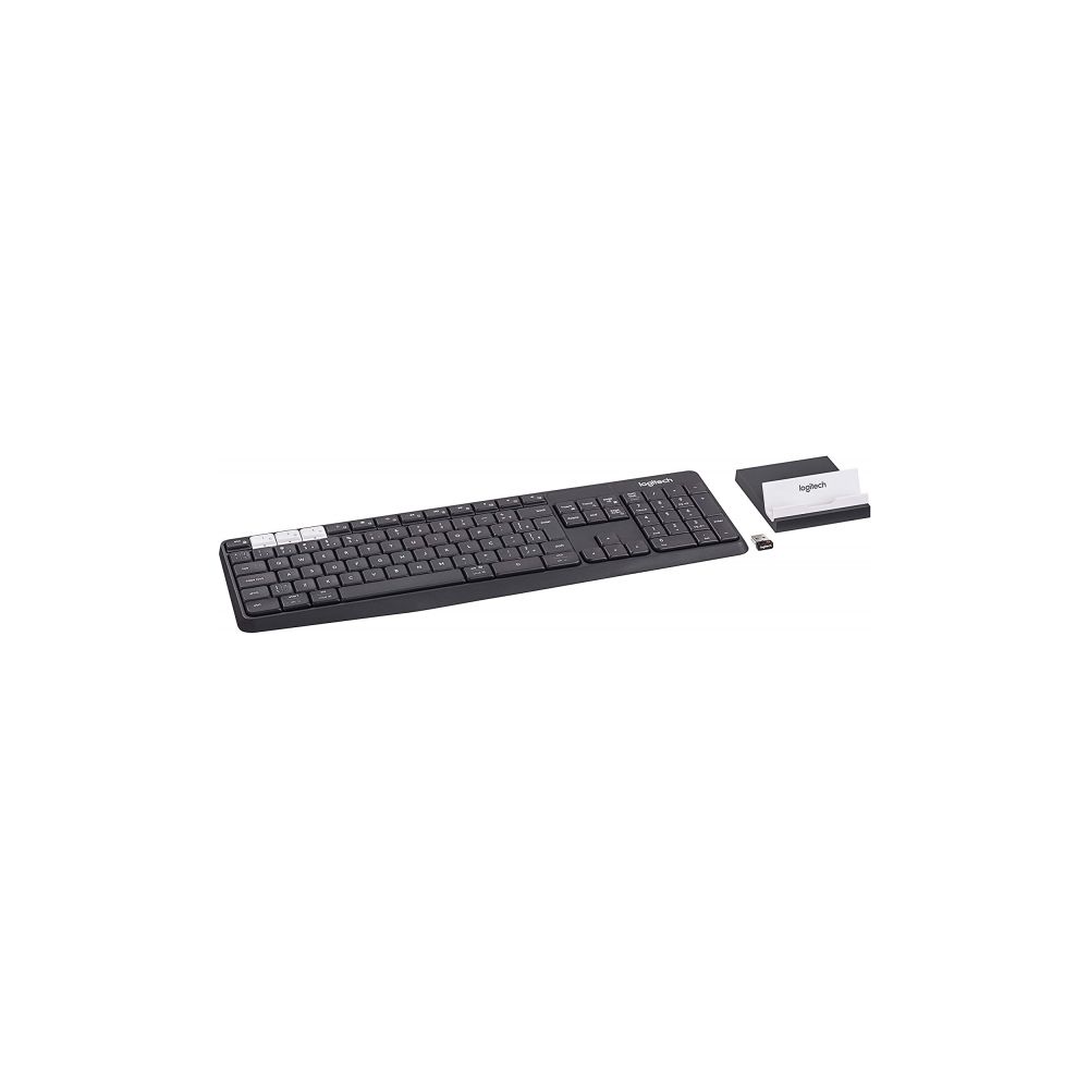 Teclado S/ Fio Multi-Dipositivo K375S USB Grafite - Logitech