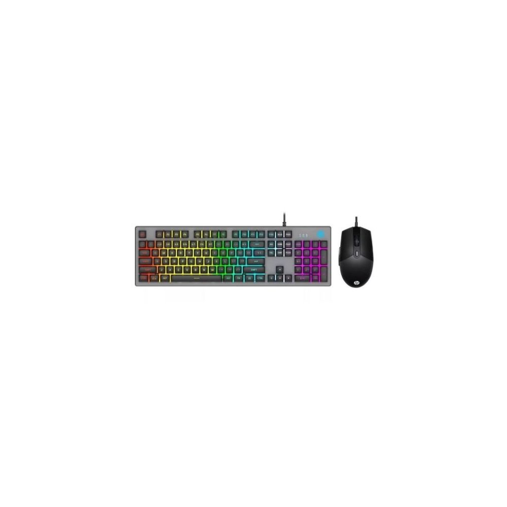 Kit Teclado E Mouse Gaming Memb Km300f Usb Preto - HP