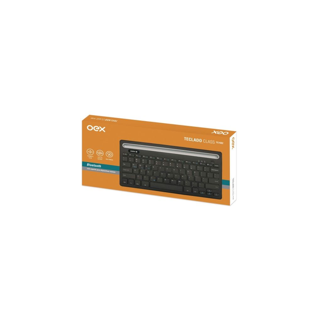 Teclado sem Fio Bluetooth Class Preto TC502 - Oex