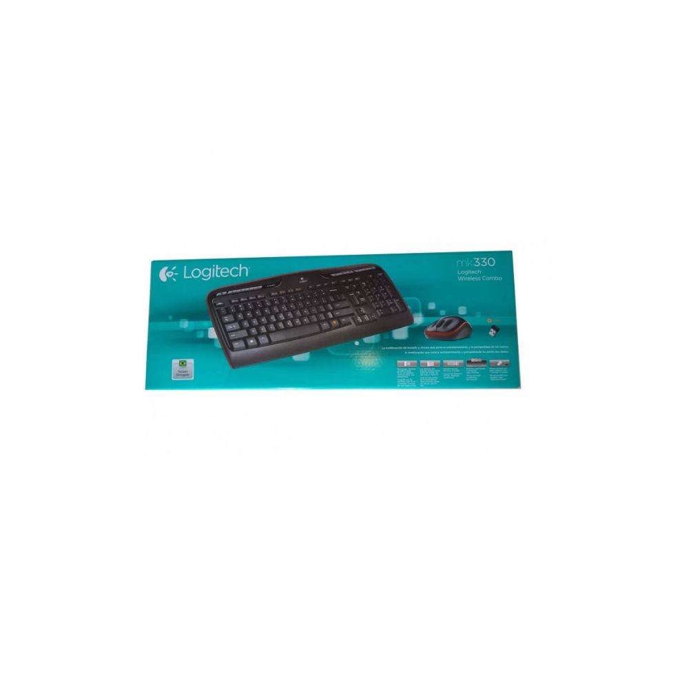 Teclado e Mouse Wireless MK330 Usb sem Fio - Logitech