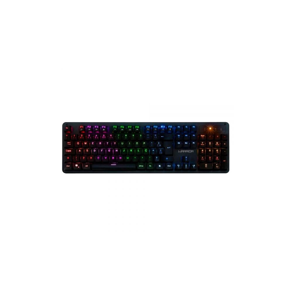 Teclado USB Mecânico Warrior Dunky Preto TC248 - Multilaser