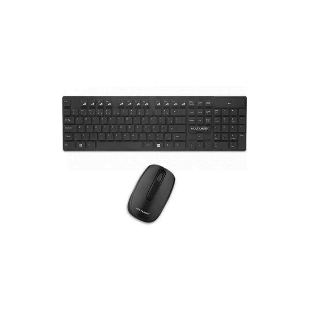 Teclado e Mouse sem Fio 2.4ghz USB TC251 - Multilaser 