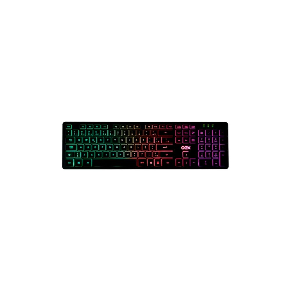 Teclado Rainbow com Fio TC303 - Oex