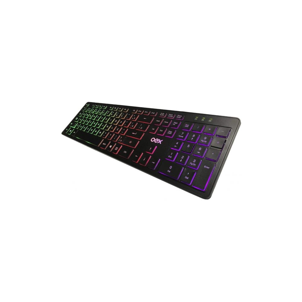 Teclado Rainbow com Fio TC303 - Oex